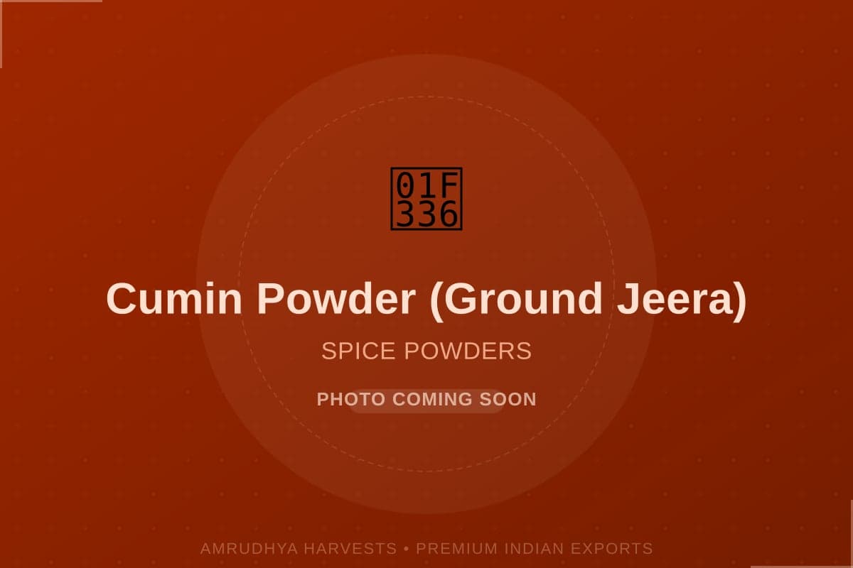 Cumin Powder (Ground Jeera) - bulk export from India